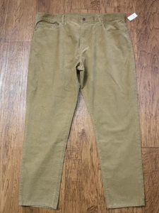 GAP Camel Color Flat Front Slim Corduroy Long Pant Men 43WX32L ~MWT~ - Picture 1 of 9