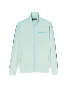 Palm Angels Track Jacket Knitwear ZipUp Men Green Sweaters - Picture 1 of 4