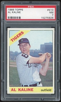 1966 Topps #410 Al Kaline PSA 7 *5926 - Image 1 of 2