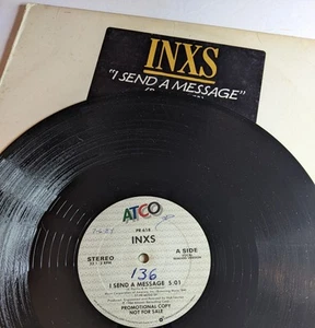 PROMO INXS I Send A Message 12 Inch Remix Vinyl Record ATCO PR 618 Year 1984 - Imagen 1 de 11