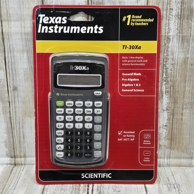 Texas Instruments TI30Xa Calculator - Black - Image 1 of 4