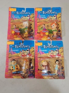 The Flintstones Figurines 1992 Fred & Wilma, Barney & Betty, Bamm Bamm, Pebbles - Picture 1 of 13