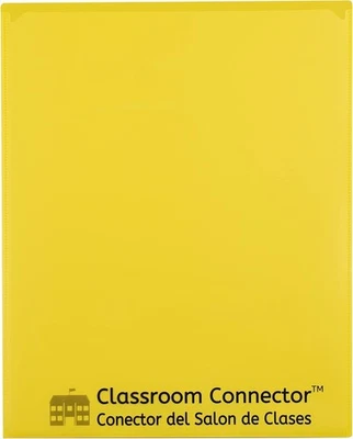 Conector de aula C-Line carpetas de escuela a hogar, amarillo, caja de 25, amarillo Foto 1 de 4