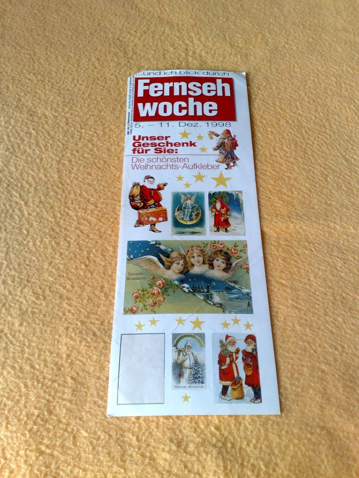 Sticker Fernsehwoche Weihnachtsaufkleber - Bild 1 von 1