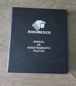 Guía de Clase Instructor de Vuelo Entrenamiento de Pilotos Aeroméxico/Delta Airlines De Colección - Imagen 1 de 8