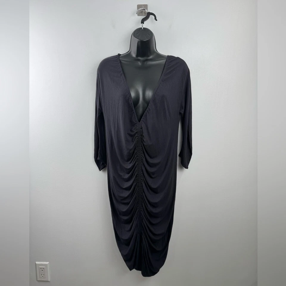 Zero + Maria Cornejo женщин собранными в Рюш платье средний размер - Изображение 1 из 4