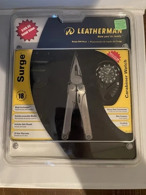 Reloj LM102 Leatherman Surge & Carabiner 2007 retirado Foto 1 de 4