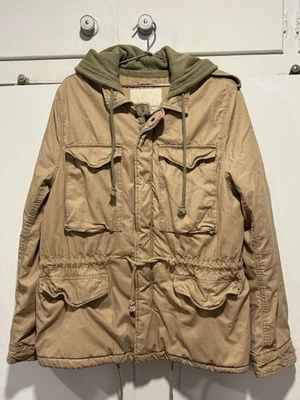 Chaqueta Parka RALPH LAUREN DENIM & SUPPLY Tostada Para Hombre Verde Sudadera con Capucha Talla L Foto 1 de 2