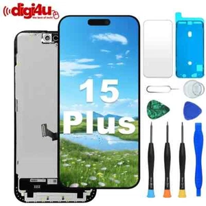 Digi4u Para iPhone 15 Plus Pantalla LCD Repuesto Digitalizador Táctil 3D - Imagen 1 de 6