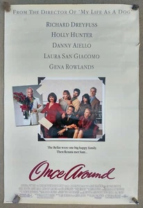 Once Around (1991 Film) One Sheet Poster Italian American Comedy Gena Rowlands - Picture 1 of 1