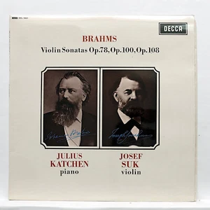 SXL 6321 WBg ⸺ SUK & KATCHEN ⸺ BRAHMS violin & piano ⸺ DECCA orig UK LP NM - Picture 1 of 3