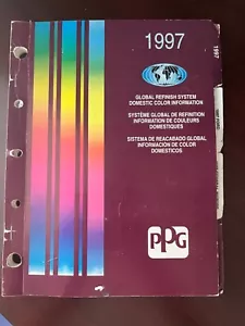 PPG DOX000-97 Car & Truck 1997 Color Chip Card Book - Picture 1 of 2