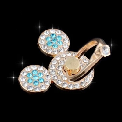 Legend's 360 Cristal Giratorio Teléfono Celular Tableta Anillo de Dedo Soporte Agarre Foto 1 de 4