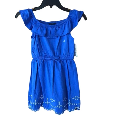 Nautica Girls Patterned Sleeveless Dress Size 6 - Image 1 of 4