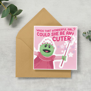 Who's That Wonderful Girl? Could She Be Any Cuter Square Card - Nanalan Meme