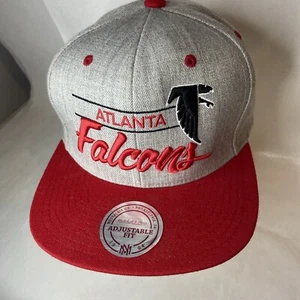 Mitchell & Ness Atlanta Falcons NFL Adjustable Cap Hat Pre Owned - Picture 1 of 10