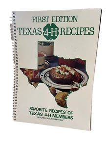 Favorites Recipes Of Texas 4H Members 75th Birthday Spiral Bound Cookbook 1982 - Picture 1 of 12