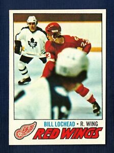 1977-78 Topps Bill Lochead #212 Detroit Red Wings NM