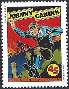 🍁Canada   #1580  "COMIC BOOK SUPERHEROES"   Brand New  1995  Original Gum - Picture 1 of 2