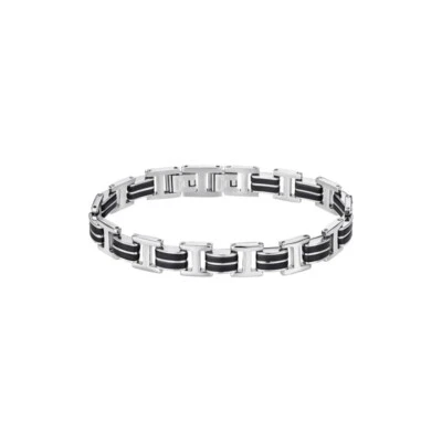Bracciale Uomo Lotus Style Acciaio Con Inserti Neri LS2268/2/1 - Immagine 1 di 4