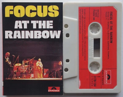 FOCUS - AT THE RAINBOW (POLYDOR 3170134) 1973 UK CASSETTE TAPE HARD PROG ROCK - Image 1 of 3