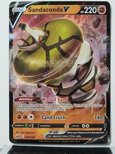 HOLO Sandaconda V 089/198 NM - Chilling Reign Pokemon Card $2 Combined Shipping - Picture 1 of 2