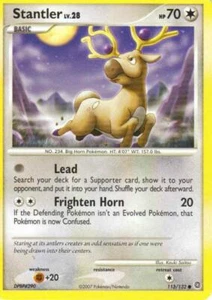 2x (pok-SW-113) Stantler (C) Pokemon D&P Secret Wonders Card # 113 - Picture 1 of 1