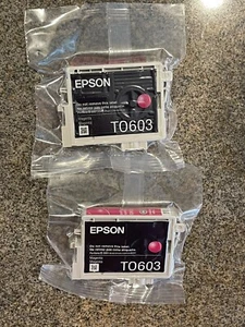 Genuine Epson T0603 Magenta Ink Cartridge Factory Sealed Expired. - Picture 1 of 1
