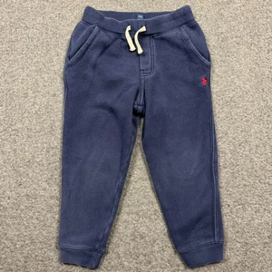 Polo Ralph Lauren Jogger Pants Youth Boys 6 Blue Pull On Drawstring Soft Comfort - Picture 1 of 12