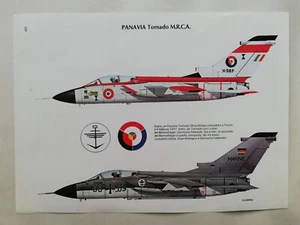 Tavola Enciclopedia PANAVIA TORNADO M.R.C.A. Aviazione Militare Storia - Imagen 1 de 2
