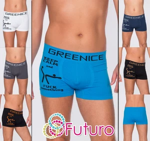 Men's Boxer Shorts KEEP CALM Print Trunks Briefs Underwear Sizes M-XXL FG4178 - Picture 1 of 7