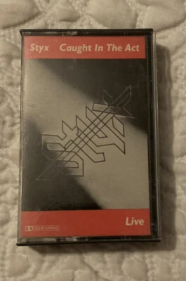 Styx Caught In The Act (Live) 1984 A&M Cassette Tape Play Tested December 2022 - Image 1 of 4