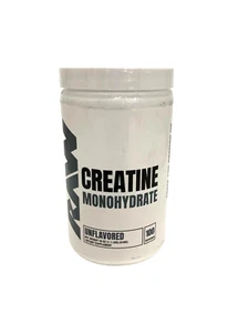 RAW Nutrition Creatine Monohydrate Powder, Unflavored, 510g 100 Servings 09/2025 - Picture 1 of 6