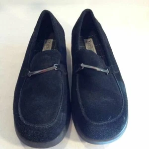 Predictions Black Suede Loafer Women's Size 10W  #0161 - Picture 1 of 6