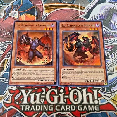 **Libic/Graff, Malebranche of Burning Abyss** DUEA-EN083/SECE-EN083 | YuGiOh! NM - Image 1 of 2