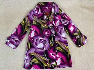 Trench coat Missoni For Target astratto floreale velluto 18-24 MESI - Foto 1 di 5