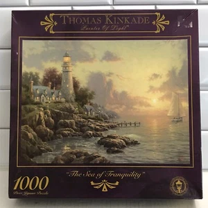 Thomas Kinkade Das Meer der Ruhe 1000 Teile Puzzle 1999 CEACO VERSIEGELT - Bild 1 von 3