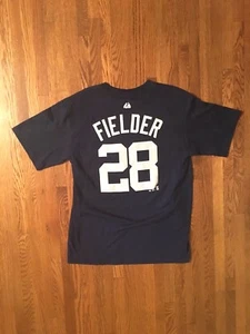 BOYS VINTAGE DETROIT TIGERS BASEBALL #28 PRINCE FIELDER T SHIRT YOUTH LARGE - Picture 1 of 5