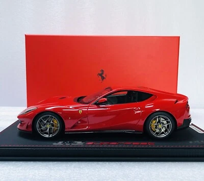 1/18 BBR Ferrari 812 Superfast 2017 Rosso Corsa 322 limited edition with case - Image 1 of 4