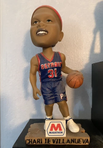 Detroit Pistons Charlie Villanueva Bobblehead - SGA Cover