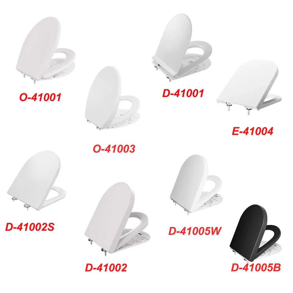 WC Sitz mit Absenkautomatik Premium Toilettendeckel Deckel Klodeckel Klobrille - Bild 1 von 1