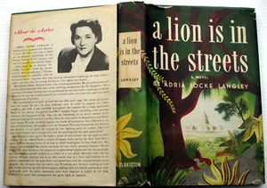 Adria L Langley Ein Löwe ist auf den Straßen 1945 James Cagney Huey Long hcdj - Bild 1 von 5