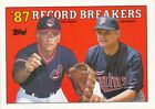 Joe Niekro 1988 Topps #5 Twins baseball card Phil Niekro Record Breakers