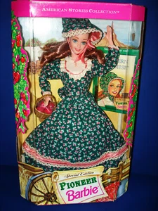 American Stories PIONEER BARBIE Doll Special Edition China 1995 MIB! - Imagen 1 de 4