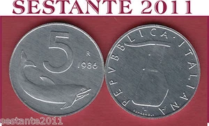 A29 ITALY ITALIA REPUBBLICA ITALIANA 5 LIRE 1986 KM 92 FDC/UNC DA ROTOLINO - Imagen 1 de 1
