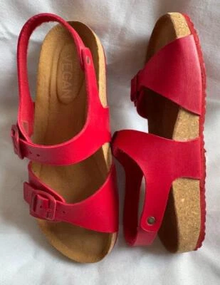 Веганские сандалии El Naturalista...красные... размер 39 - Изображение 1 из 3