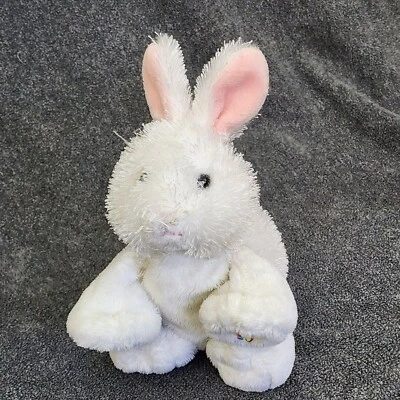 Ganz Webkins White Rabbit Plush HM078 Stuffed Animal Easter No Code 8" - Image 1 of 4
