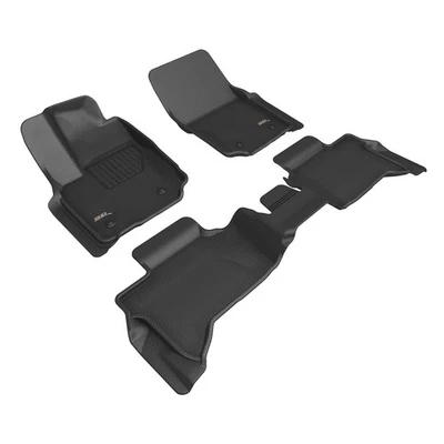 3D MAXPIDER KAGU BLACK 1ST ROW 2ND ROW FLOOR MAT FOR TOYOTA 4RUNNER 25-26 - Изображение 1 из 4