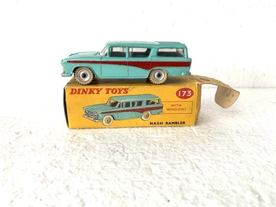 Dinky Toys 173 Nash Rambler Station Wagon Vintage, Original Box VGC Ref NN23 - Image 1 of 4