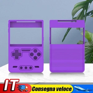 Silicone Protective Case Soft Skin Cover with Lanyard for Trimui Brick (Purple) - Photo 1/10